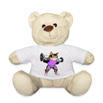 Fitness Cats - Nounours - blanc - Devant
