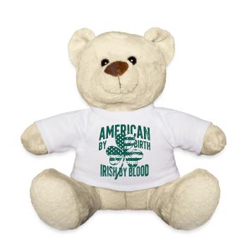 Irlandais de sang, Américain de naissance - Nounours - blanc - Devant