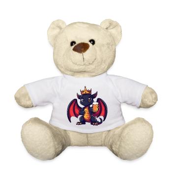 Dragon Beer King - Teddy Bear - white - Front