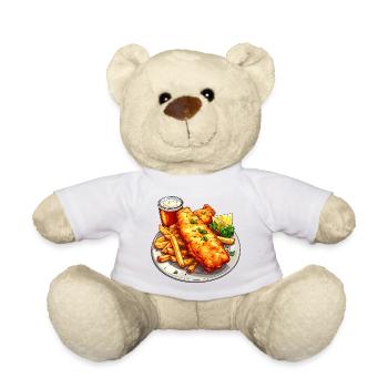 Fish and chips - Nounours - blanc - Devant