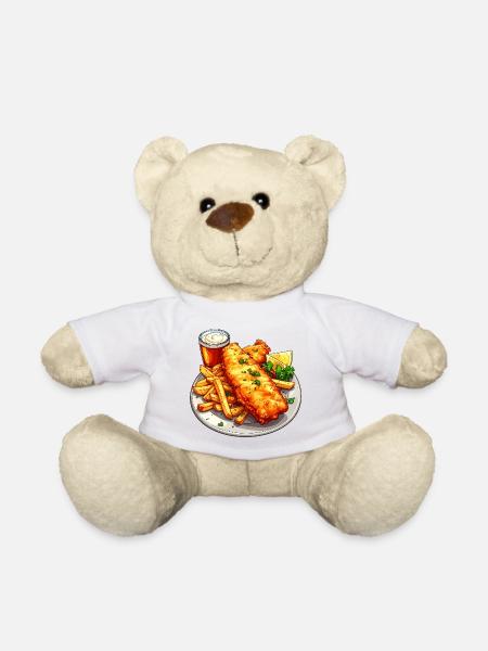 Fish and Chips - Teddy - Weiß