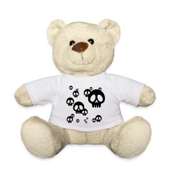 Black Skull Invasion - Teddy - Weiß - Vorne
