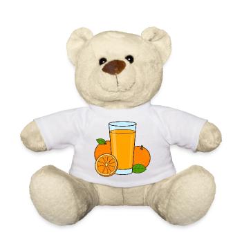 Orange juice - Teddy Bear - white - Front