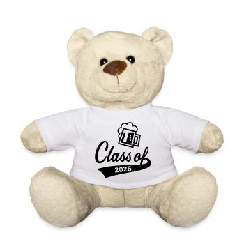 Class Of 2026 (Abschlussklasse / Bier / Black) - Teddy - Weiß - Vorne