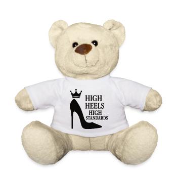 Talons hauts : Normes élevées : Reine de la déclaration de puissance - Nounours - blanc - Devant