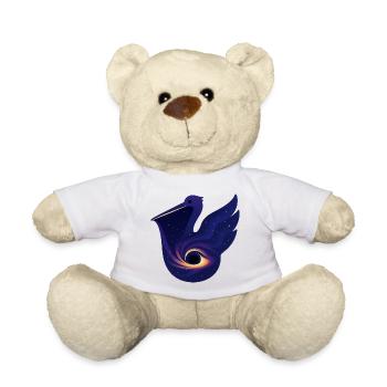 Kosmischer Vogel, Reiher, Kranichstorch - Teddy - Weiß - Vorne