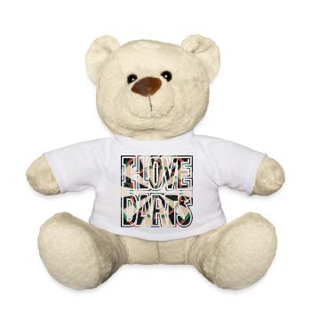 I LOVE DARTs, Geschenkidee Shirt, hoodie, tasse - Teddy - Weiß - Vorne