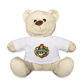Erstklässler Lernen Schule - Teddy - Weiß - Vorne