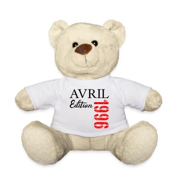 31e anniversaire Avril 1996  - Nounours - blanc - Devant