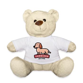 Lowrider Dackel - Teddy - Weiß - Vorne