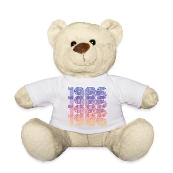 Millésime 1986 - Nounours - blanc - Devant