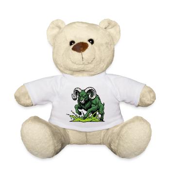 Ram Green Toxic Charge Maskottchen Ram - Teddy - Weiß - Vorne