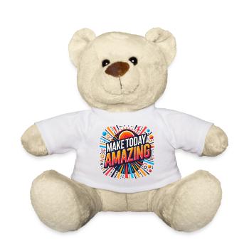 Make Today Amazing Burst - Teddy Bear - white - Front