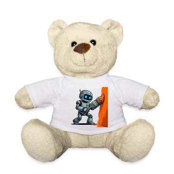 6 Le Robot Créatif Peintre - Nounours - blanc - Devant