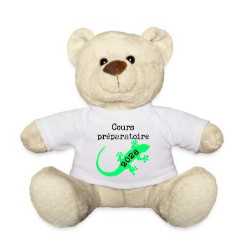 Preparatory Course 2026 School - Teddy Bear - white - Front