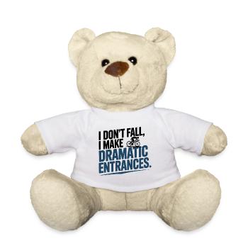 Künstlerischer Zyklus Ich falle nicht dramatischer Auftritt - Teddy - Weiß - Vorne