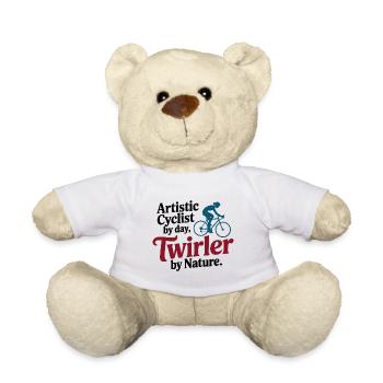 Künstlerischer Radfahrer Cycler By Day Twirler Pro - Teddy - Weiß - Vorne