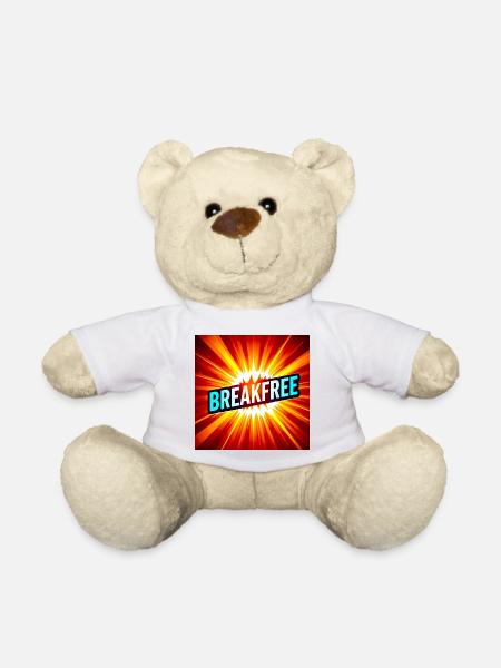 Breakfree Burst-Grafik - Teddy - Weiß