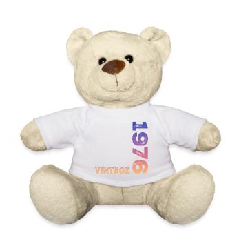 Vintage 1976 - Teddy - Weiß - Vorne