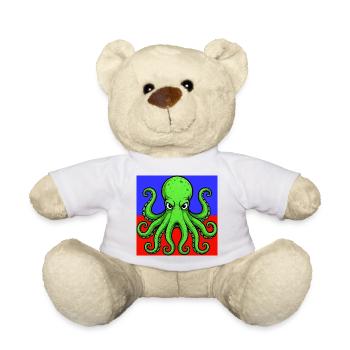 Pieuvre - Nounours - blanc - Devant
