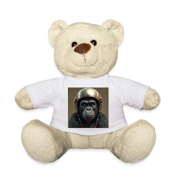 gorilla - Teddy Bear - white - Front