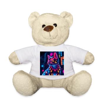 Cat - Teddy Bear - white - Front
