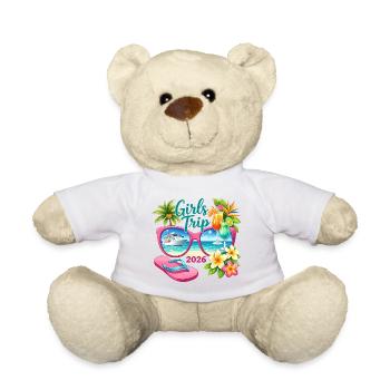 Girls Trip 2026 Cruise Vacation - Teddy Bear - white - Front