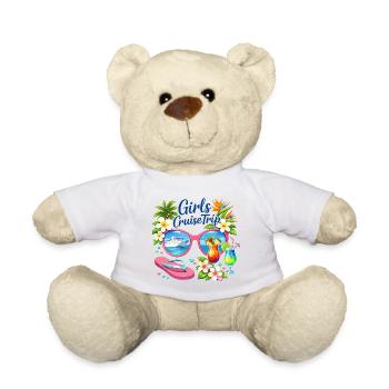 Girls Cruise Trip Cruise Vacation - Teddy Bear - white - Front