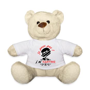Je peux pas - Karting - Nounours - blanc - Devant