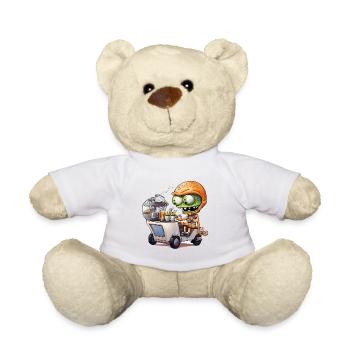 Alien Snack Trucker - Teddy Bear - white - Front
