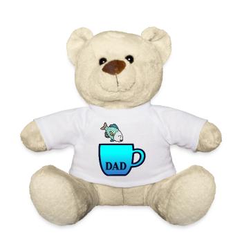 Fishing Dad Kaffee - Teddy - Weiß - Vorne
