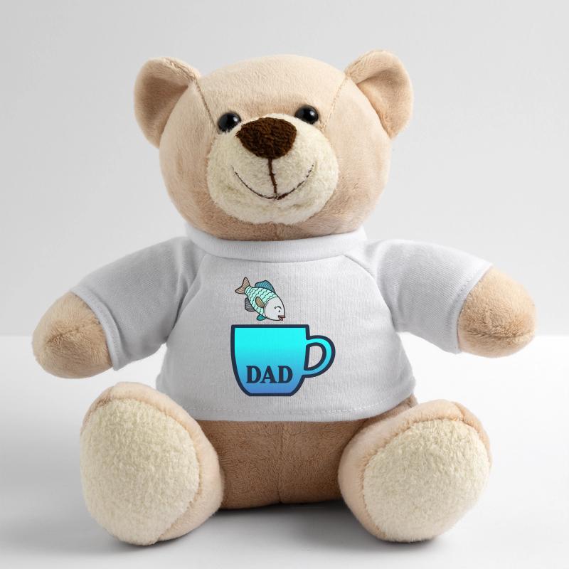 Fishing Dad Coffee Teddy Bear