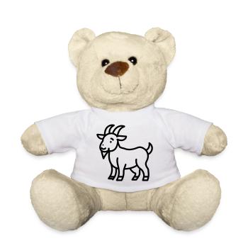 chèvre - Nounours - blanc - Devant