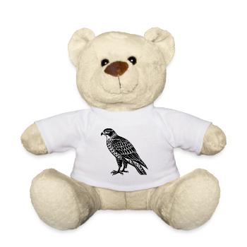 hawk - Teddy Bear - white - Front