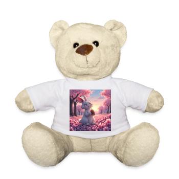 Manga drawing of a cute rabbit - Teddy Bear - white - Front