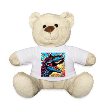Dinosaurier - Teddy - Weiß - Vorne