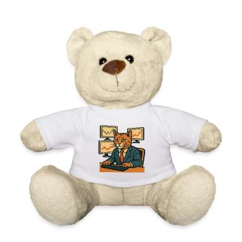 Buy The Dip Nap The Rip Funny Cat Purse Shirt - Teddy Bear - white - Front