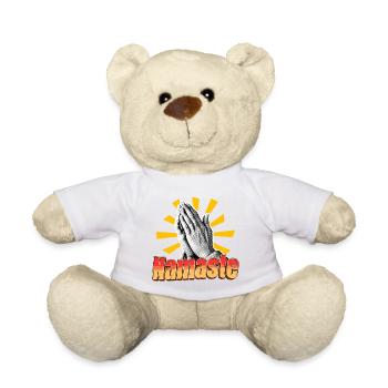 Namaste – Spirituelle Botschaft - Teddy - Weiß - Vorne