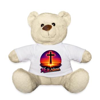 he is risen retro - Teddy - Weiß - Vorne