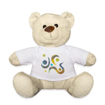Yoga design_17 - Teddy Bear - white - Front