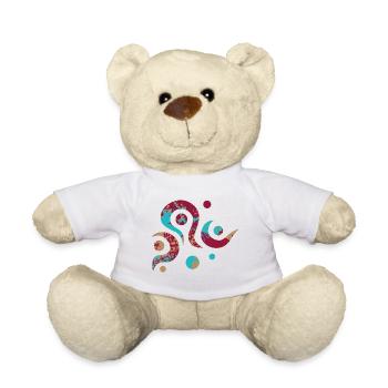 Yoga design_18 - Teddy Bear - white - Front