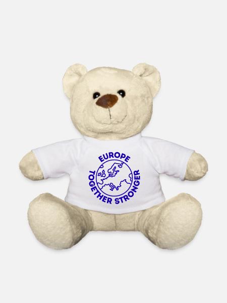 Europa Gemeinsam stärker - Teddy - Weiß