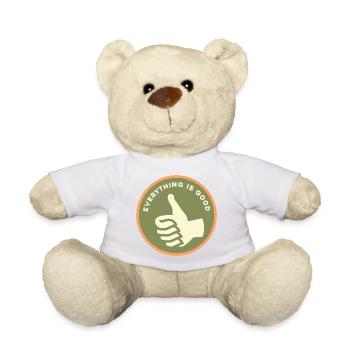 Alles ist gut, gute Retro-Daumen. - Teddy - Weiß - Vorne