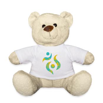 Yoga design_23 - Teddy Bear - white - Front