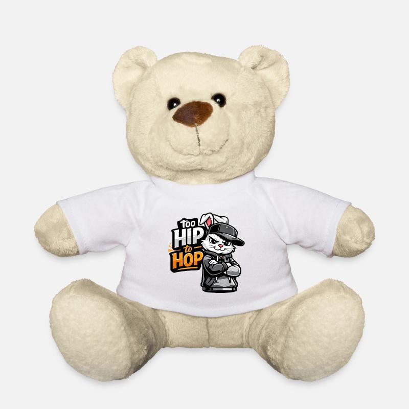 Hip Hop Bunny - Nounours - blanc