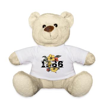Vintage 1966 - Teddy Bear - white - Front