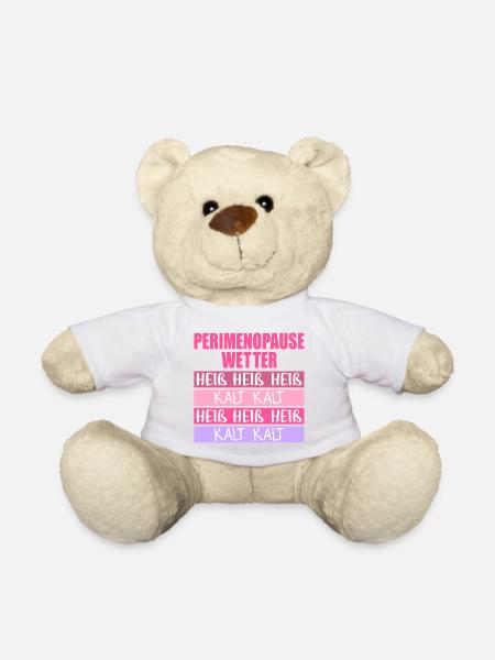 Wechseljahre Perimenopause Hitze - Teddy - Weiß