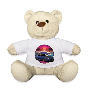 JDM Auto Japanisches Retro-Autorennen Drift-Legende - Teddy - Weiß - Vorne
