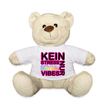 Kein Stress Vibes Neon - Teddy - Weiß - Vorne