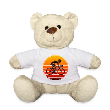 Geschenkidee für einen Roadbike mit Roadbike - Teddy - Weiß - Vorne